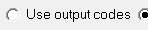 5. Use output codes option